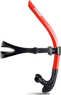 ZIONOR Snorkel Lap Swimming Swimmer Training Diving Snorkeling Comfortable Mouthpiece One-Way Purge Valve for Pool Open Water