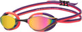 ARENA Unisex Python Racing Swim Goggles for Men and Women Anti-Fog No Leak Max Comfort Dual Strap, Mirror/Non-Mirror Lens