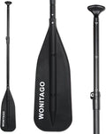 Canoe Paddle Aluminum Shaft with PP Blade, Floating Adjustable Paddle for Canoeing, Boating and Rafting, 122-152 cm/4-5 Ft
