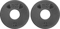 Micro Gainz Standard 1-Inch Center Hole Weight Plates, Set of 2 Black Fractional Plates Choose Set (.25LB-1.25LB), Designed for Standard 1-inch Barbells & Dumbbells, Made In USA