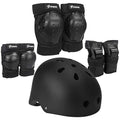 Kids Bike Helmet, Toddler Helmet for Youth Adult, Knee Pad Elbow Pad Wrist Guard Protective Gear Set for Skateboard, Bike, Skating, Cycling