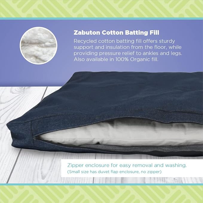 BEAN PRODUCTS MEDITATION CUSHION - Zabuton Meditation Pillows for Sitting on Floor, Yoga Cushion, Cotton Yoga Pillow, Zen Kneeling Prayer Pad- MADE IN USA - Premium 32x26x3, ORCHID