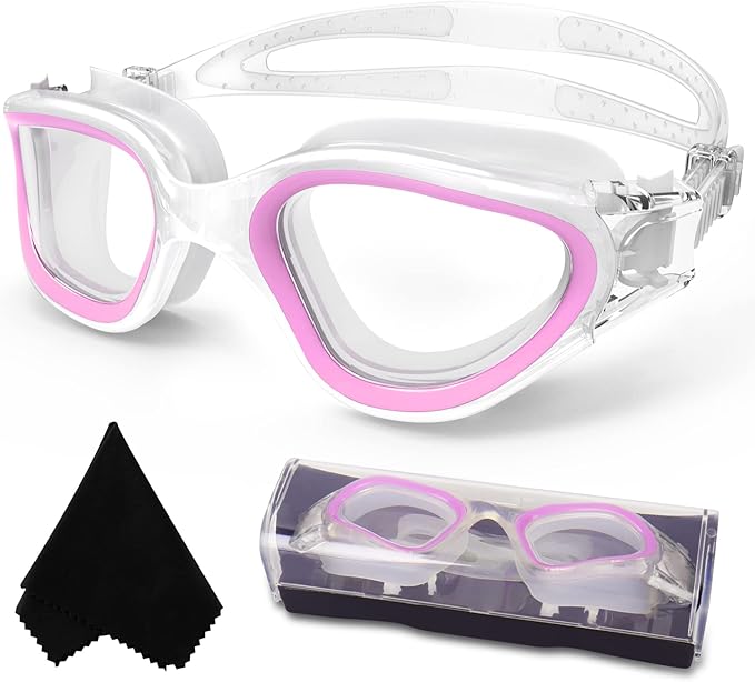 WIN.MAX Polarized Swimming Goggles Swim Pool Goggles Anti Fog Anti UV No Leakage Clear Vision for Men Women Adults Teenagers