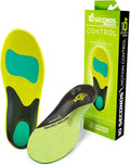 10 Seconds 3210 Motion Control Shoe Insoles, M 5, W 7