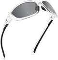 KastKing Hiwassee Polarized Sport Sunglasses for Men and Women, Wrap Sunglasses for Fishing Cycling and Running,UV Protection