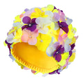 WINOMO Fashionable Swim Cap Floral Petal Stylish Swimming Hat Bathing Caps Size L for Women