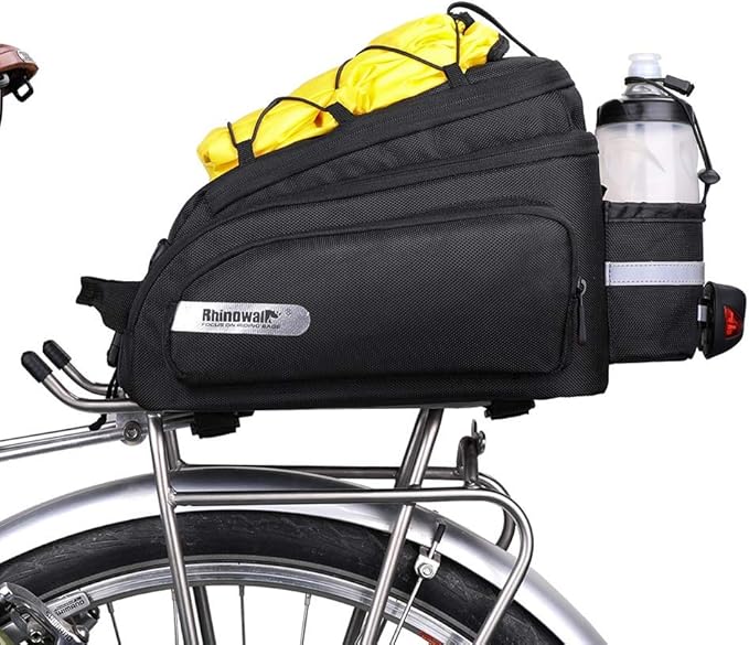 Rhinowalk Bike Bag Bike Trunk Bag Bike Pannier Bag,(for Bicycle Cargo Rack Saddle Bag Shoulder Bag Laptop Pannier Rack Bicycle Bag Professional Cycling Accessories)