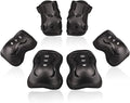 BOSONER Kids/Youth Knee Pad Elbow Pads Guards Protective Gear Set for Roller Skates Cycling BMX Bike Skateboard Inline Skatings Scooter Riding Sports