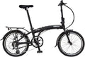 SOLOROCK 20" 8 Speed Aluminum Folding Bike - Wonder V Brakes, with Fenders & Alloy Rear Rack, Stainless Steel Spokes & Stainless Steel Fender Stays