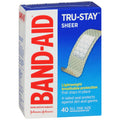 Band Aid Tru-Stay All One Size  Sheer Adhesive Bandages 40Ea Box