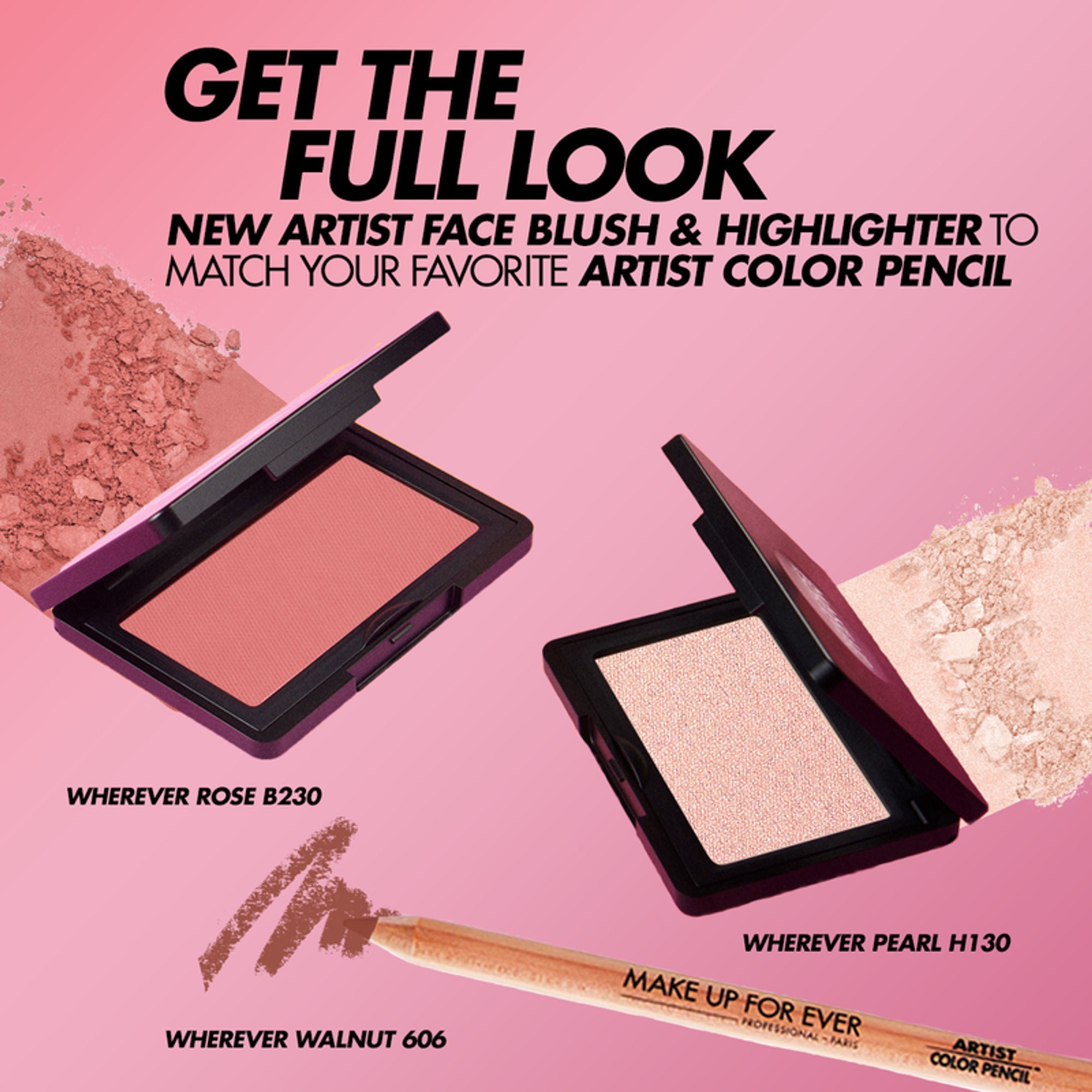MAKE UP FOR EVER Artist Face Powder Blush - B230 Wherever Rose