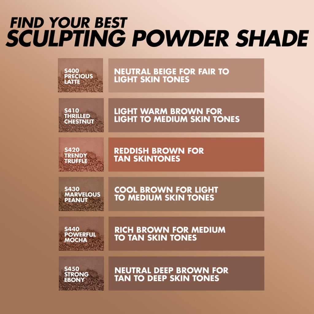 MAKE UP FOR EVER Artist Face Powder Sculpt - S400 Precious Latte