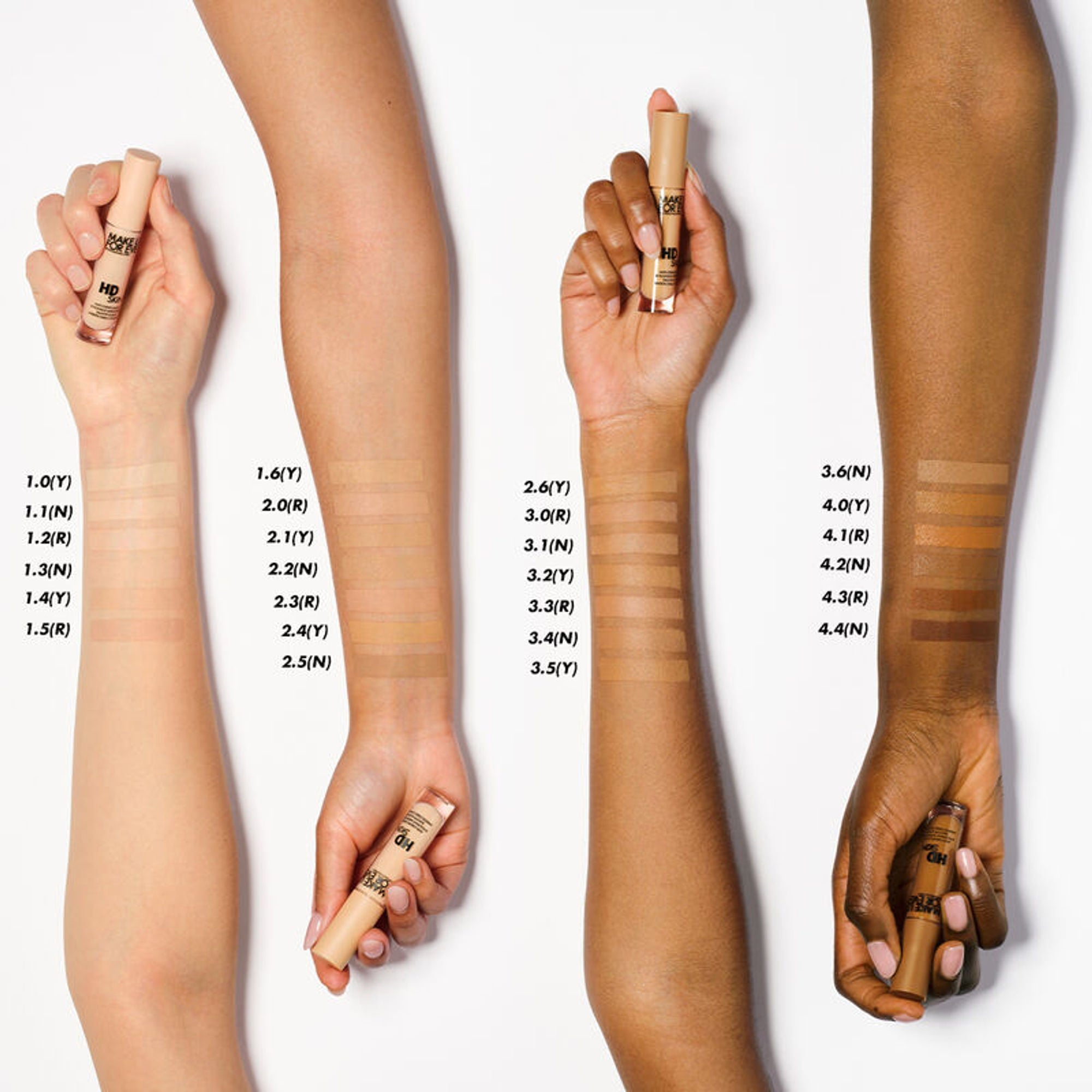 MAKE UP FOR EVER HD Skin Concealer - 2.4Y Latte