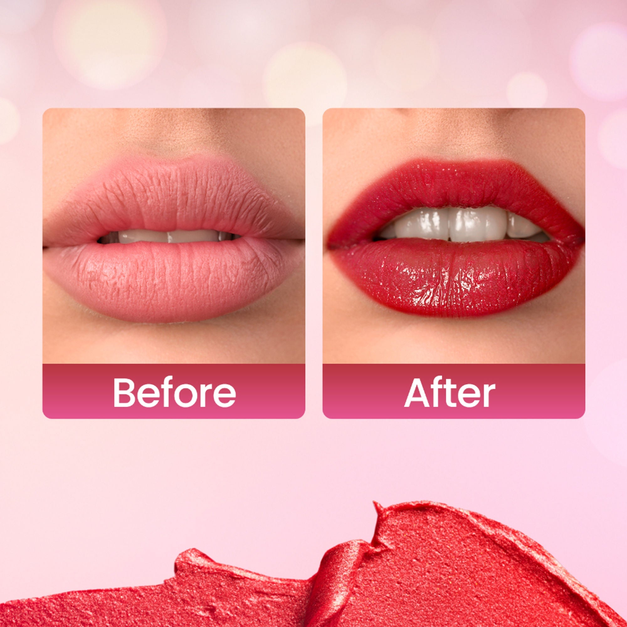 Swiss Beauty My Shine High Pigmented & Long-Lasting Lipstick Enriched with Vitamin E - 05 Candyman Pink