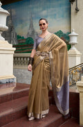 Anaita Chiku Designer Weaving Pure Tissue Saree With Blouse