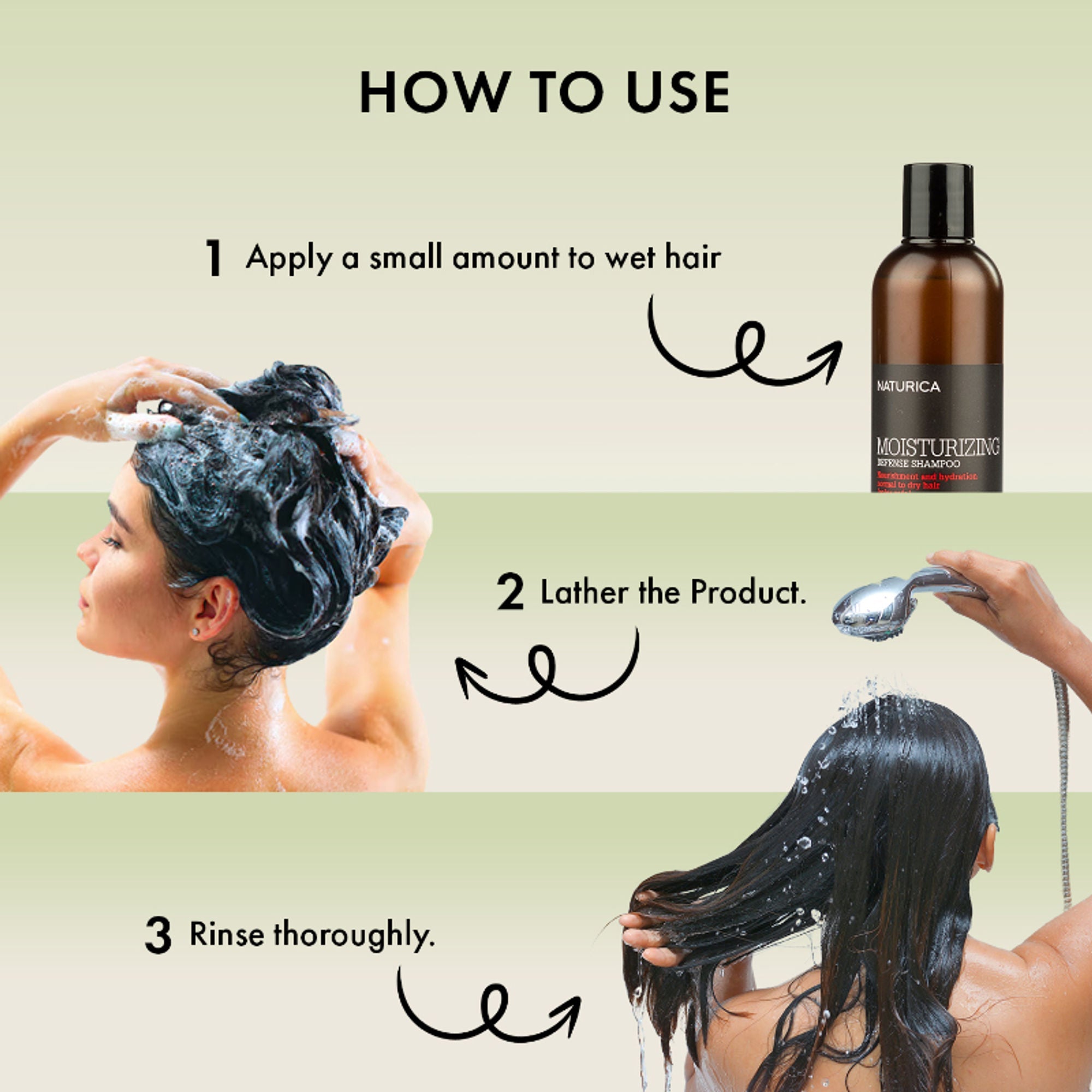Naturica Moisturizing Defense Shampoo for Dry Hair, Hydrate with Keratin & Black Mulberry Extracts