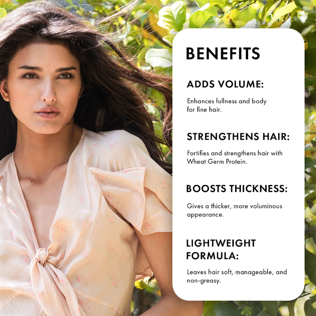 Naturica Volumizing Experience Conditioner for Fine Hair, Restore Softness with Wheat Germ Protein