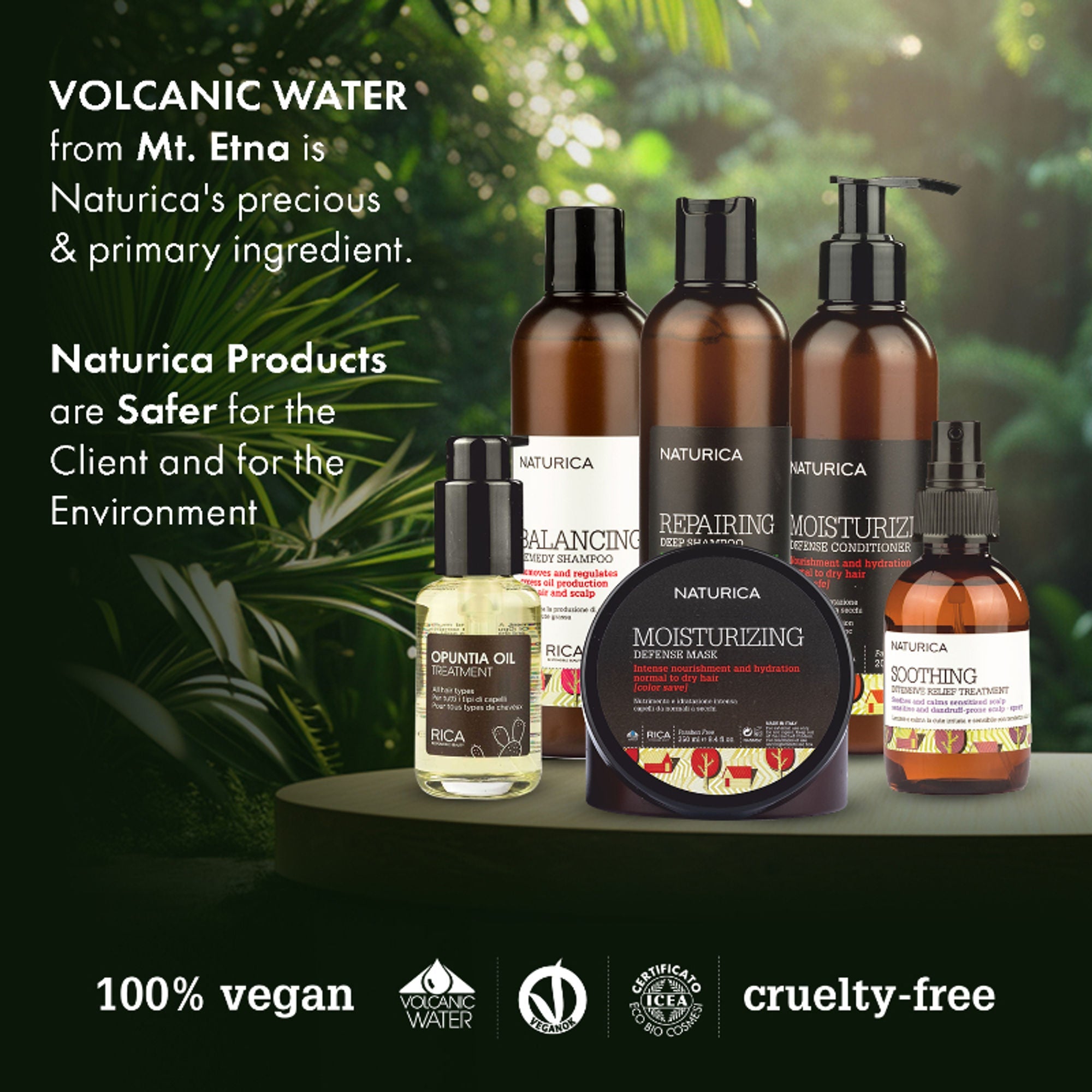 Naturica Volumizing Experience Shampoo for Fine Hair, Boost Volume with Vitamin A H & Wheat Protein