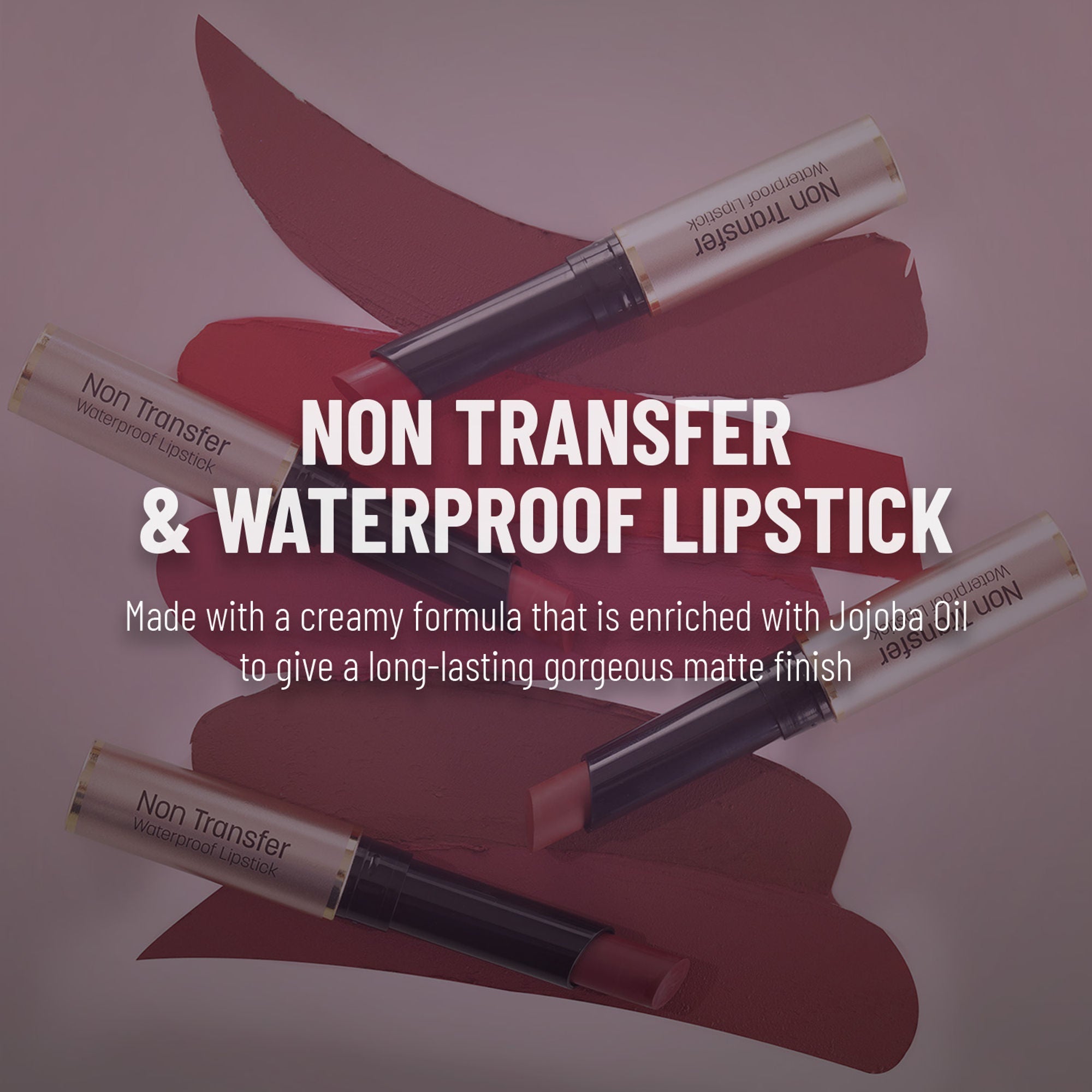 Swiss Beauty Non Transfer Waterproof Lipstick - 429 Coral Crush