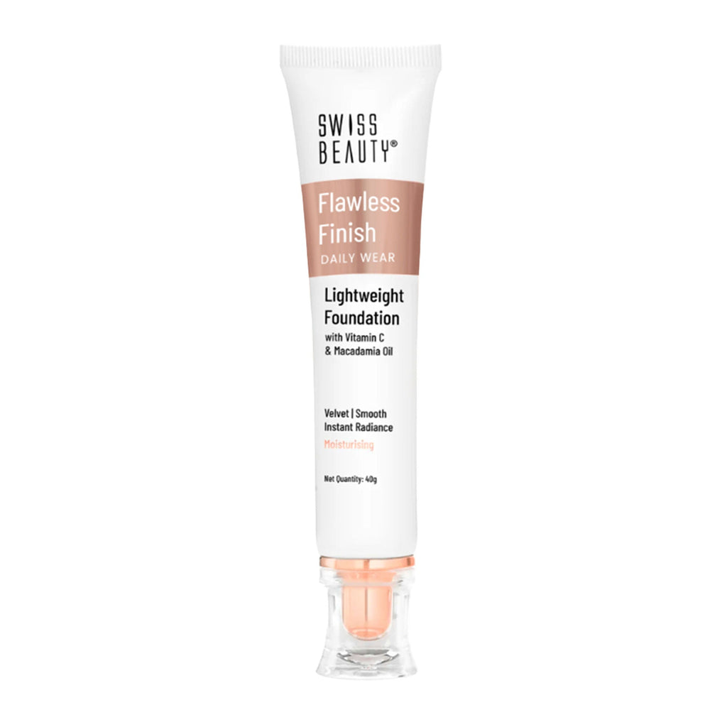 Swiss Beauty Flawless Finish Daily Wear Lightweight Foundation - 01 White Ivory