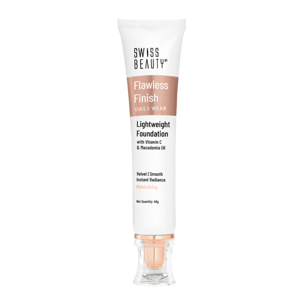Swiss Beauty Flawless Finish Daily Wear Lightweight Foundation - 02 Soft Ivory