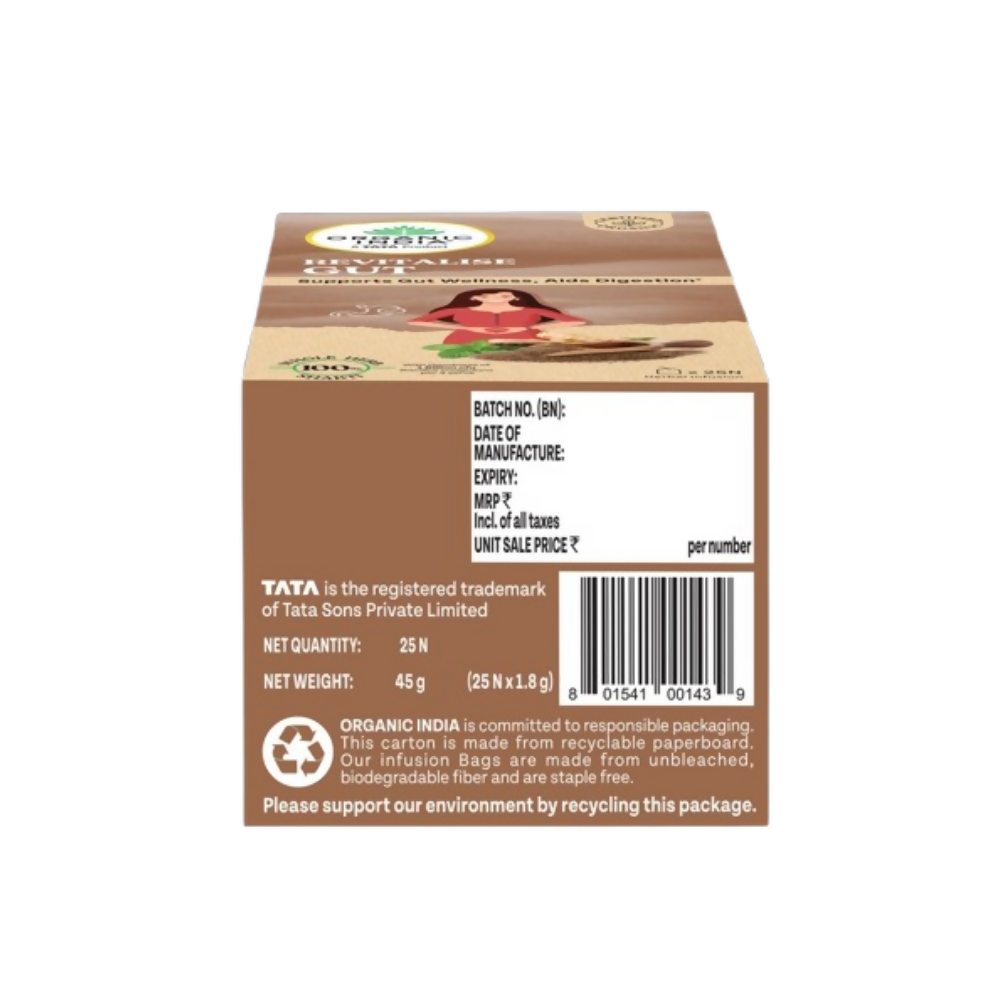 Organic India Revitalise Gut Tea Bags