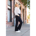 Ready to Ship | The Vanessa 27 - Black Bootcut Leggings