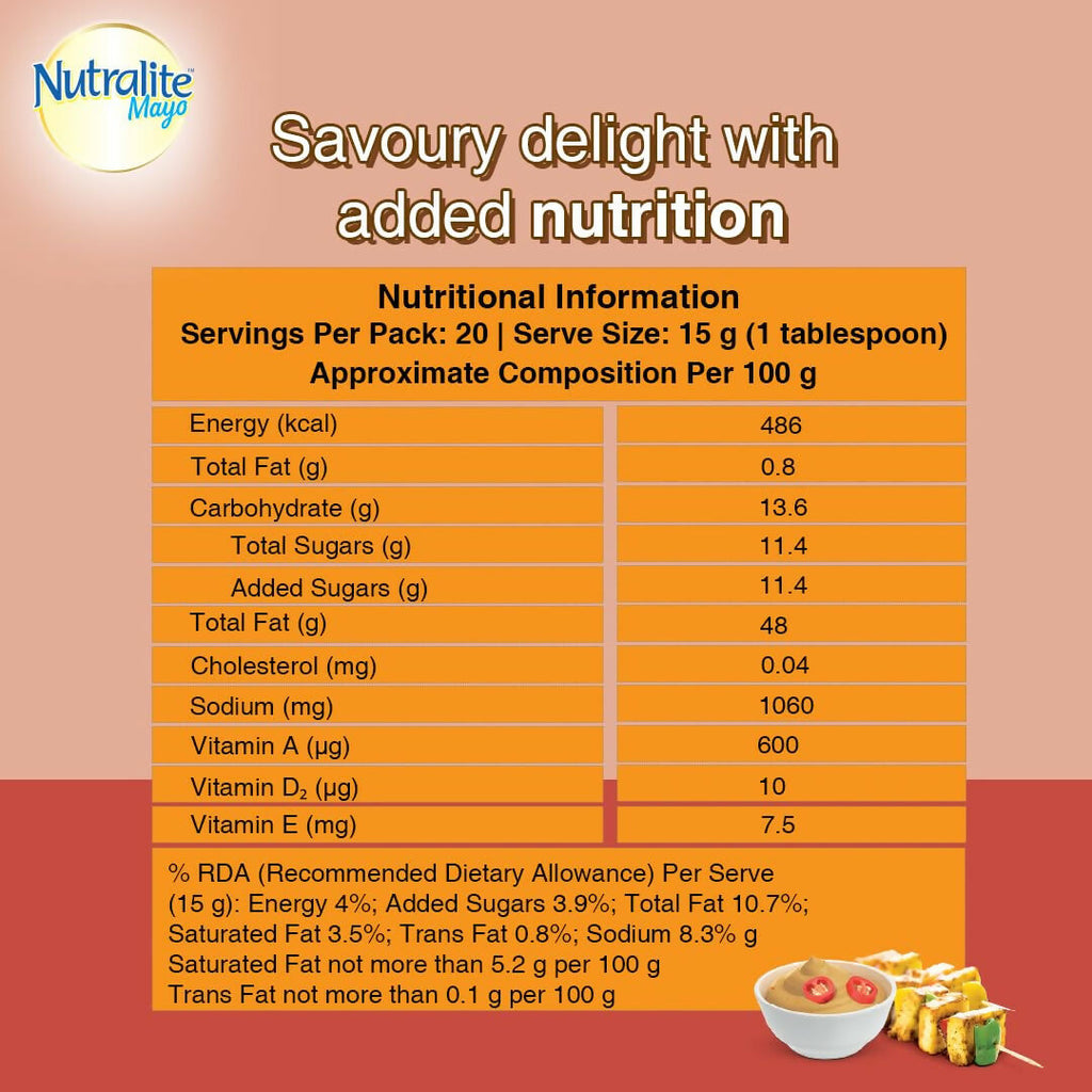 Nutralite Tandoori Mayo|Eggless Mayonnaise