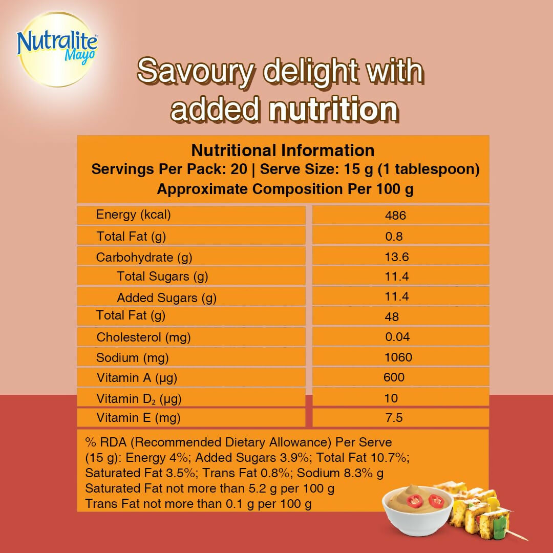 Nutralite Tandoori Mayo|Eggless Mayonnaise