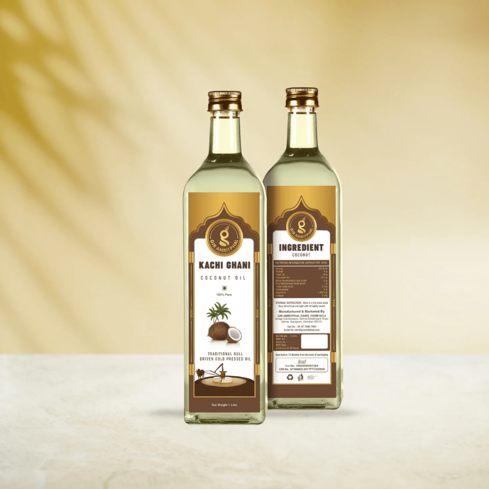 Giramritphal Kachi Ghani Cold Pressed Coconut Oil
