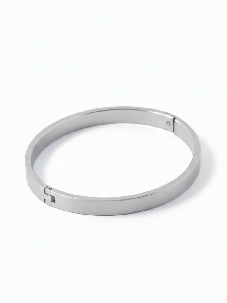 NVR Men's Silver Kada Bracelet