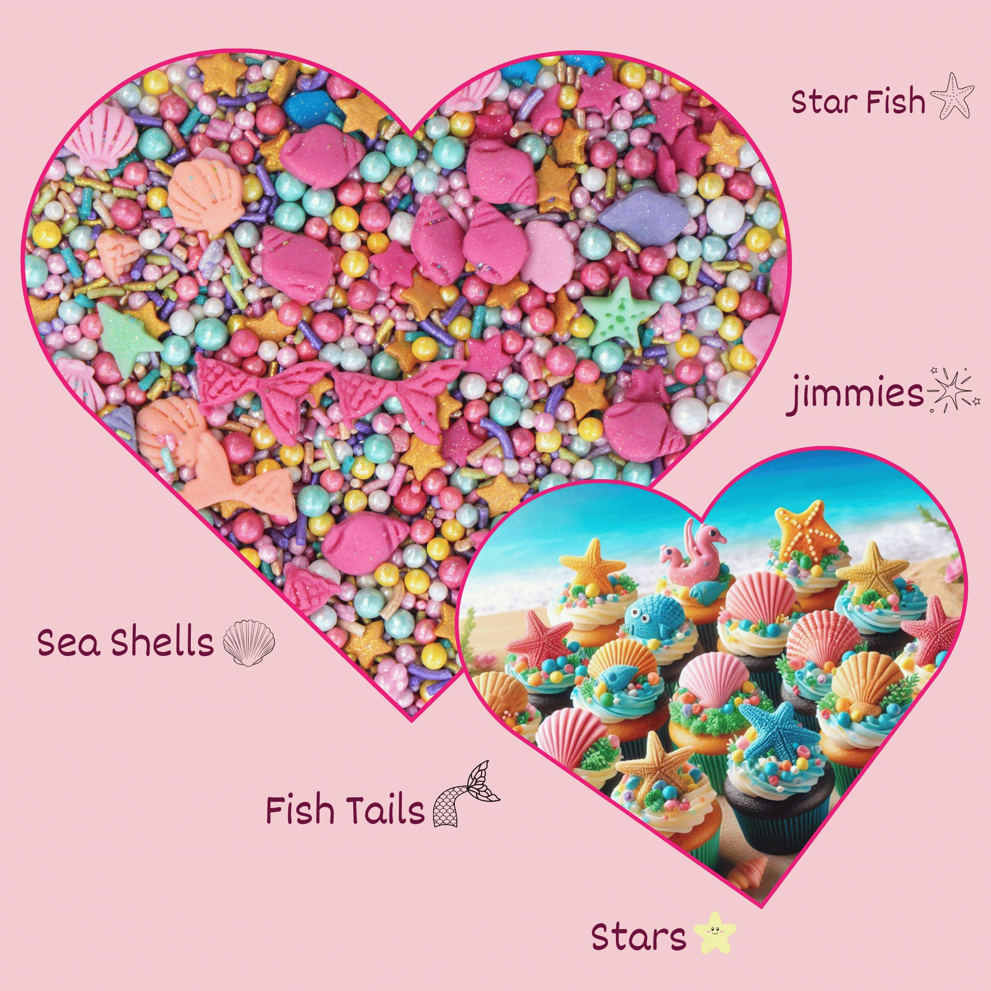 Confect Under the Sea Sprinkles for Decoration 02