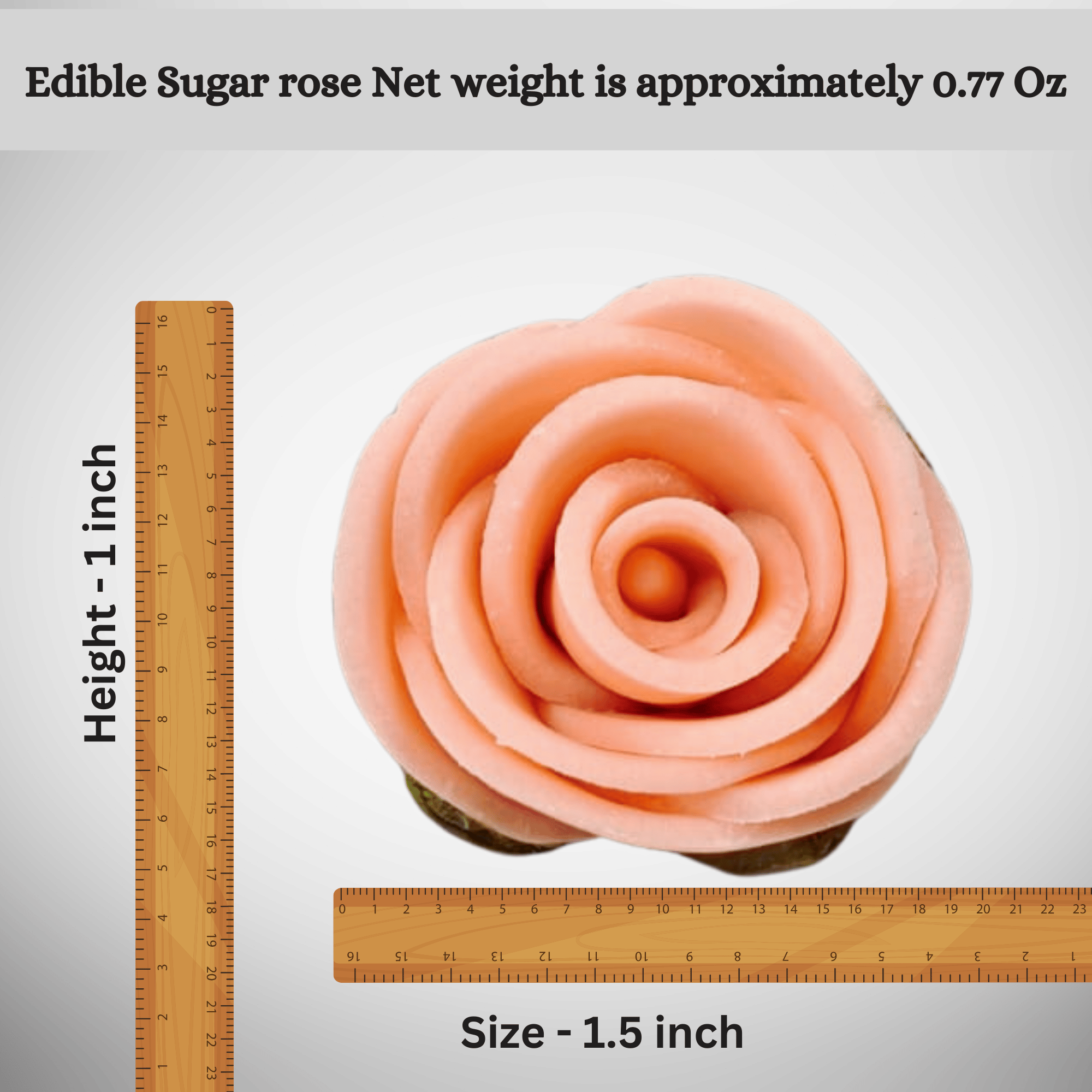 Confect Peach | Edible Sugar Flowers
