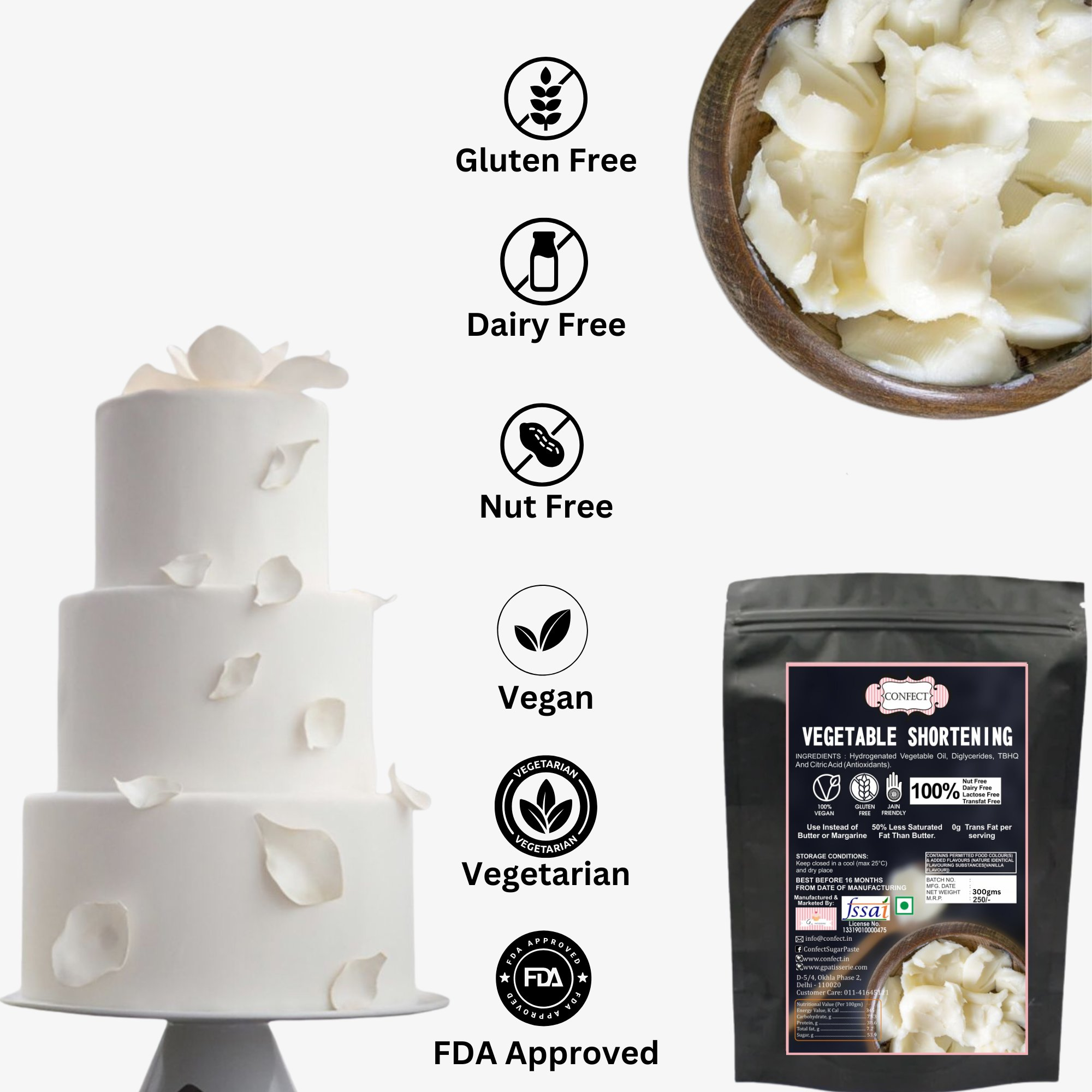 Confect Vegetable Shortening