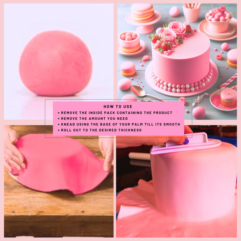 Confect Hot Pink Fondant | Edible Sugarpaste