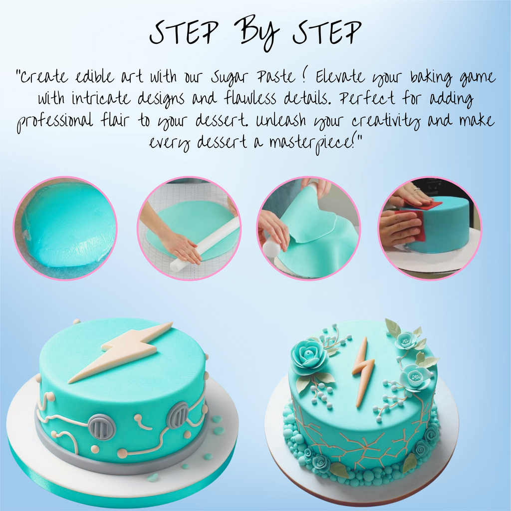 Confect Electric Blue Fondant | Edible Sugarpaste