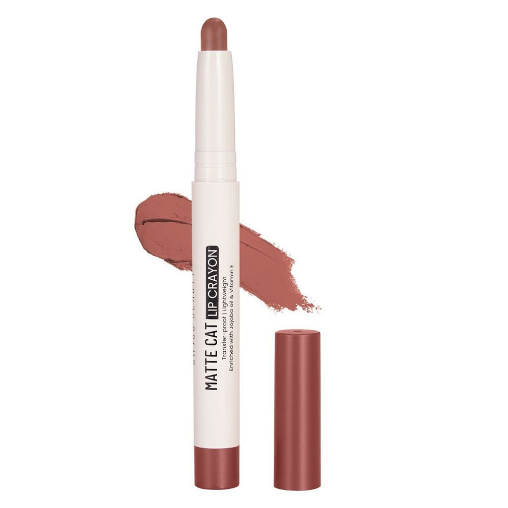 Swiss Beauty Non Transfer Matte Cat Lip Crayon - Fig-Mauve
