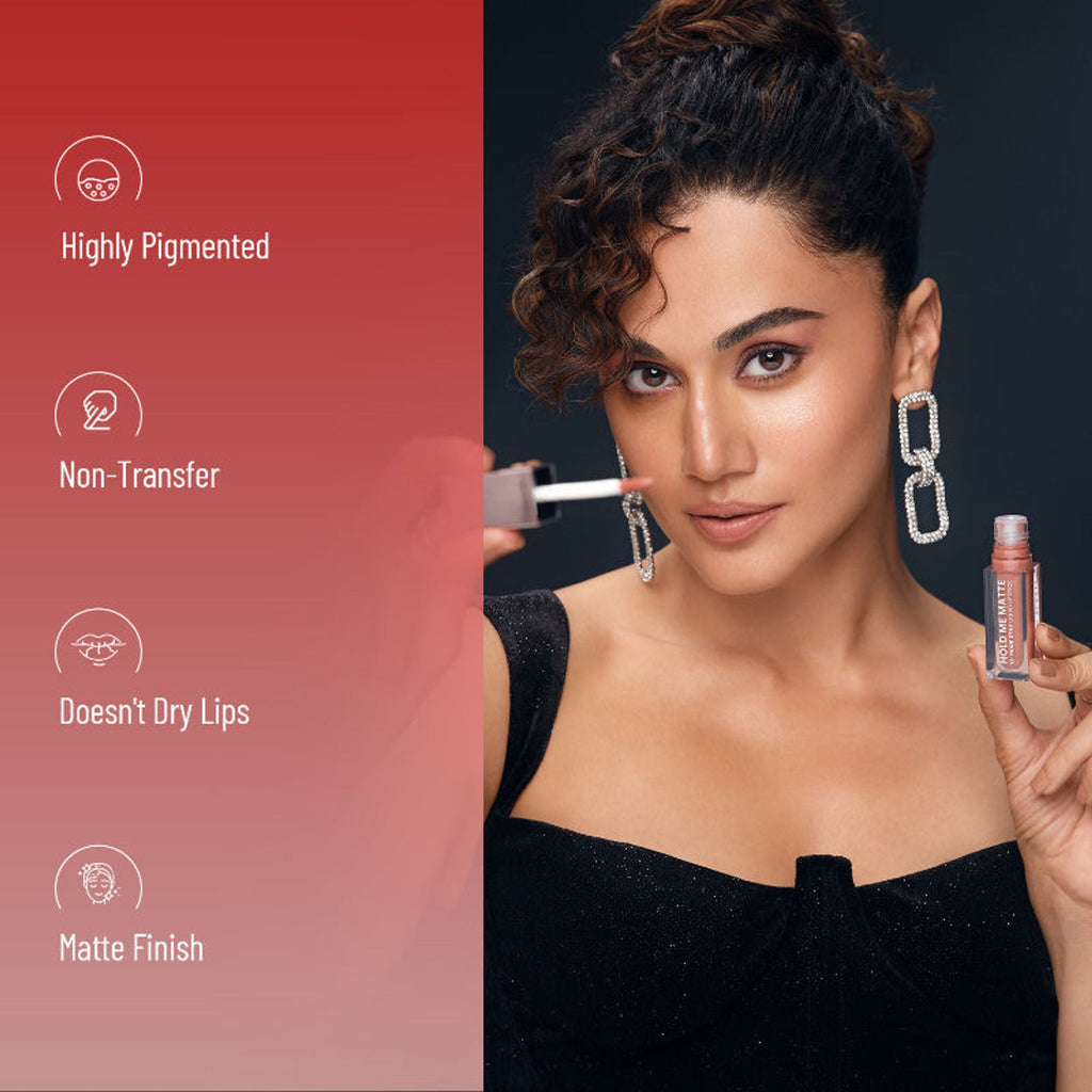 Swiss Beauty Hold Me Matte Liquid Lipstick - 30WineMe