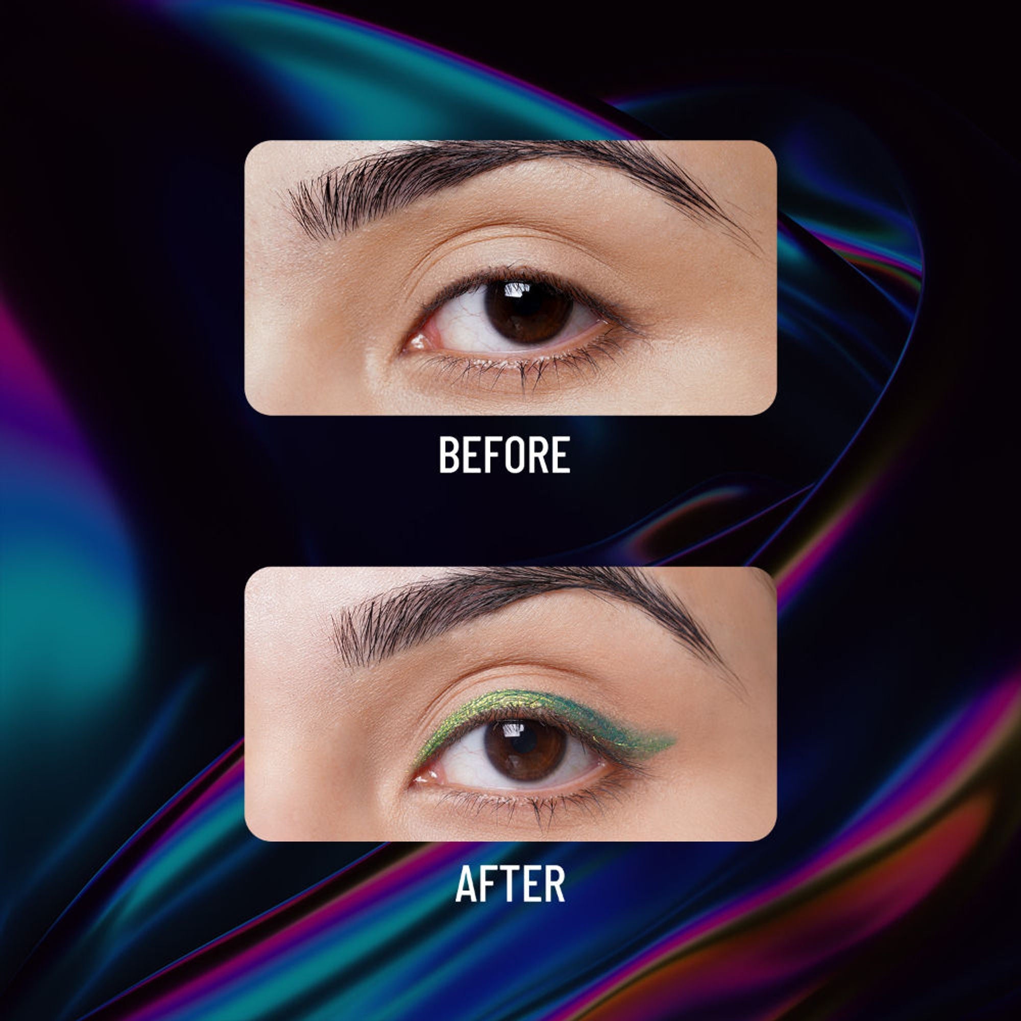 Swiss Beauty Holographic Eyeliner , Multi Chrome Effect , Water -Proof ,Smudge Proof - 3 Stardust