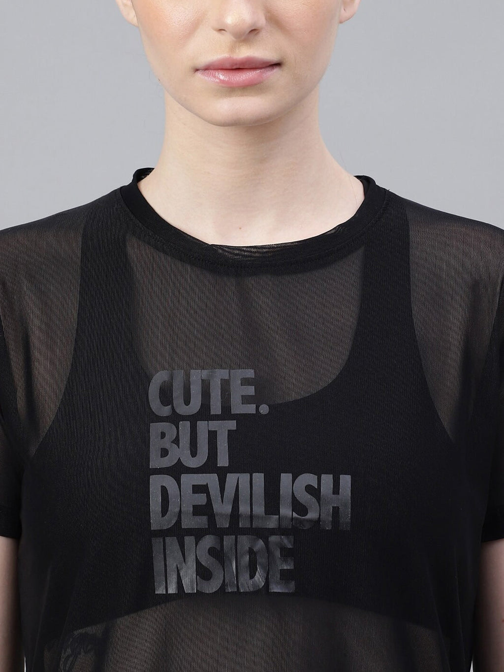 MKH Typography Printed Round Neck Short Sleeves Dri-FIT Relaxed Fit T-shirt