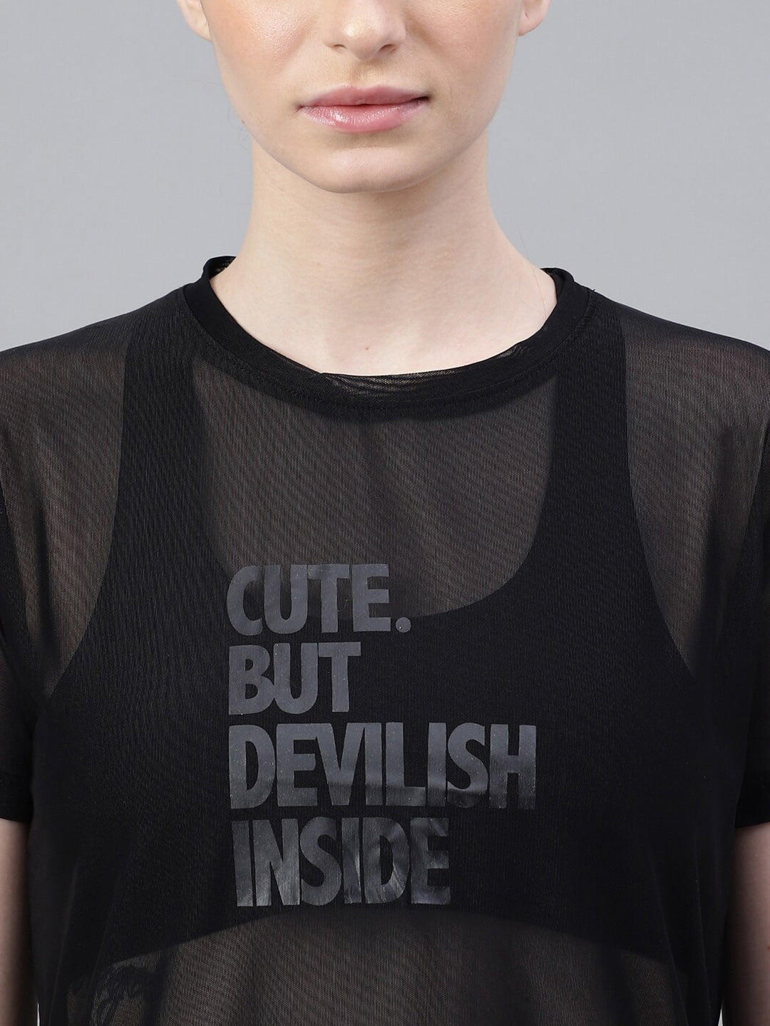 MKH Typography Printed Round Neck Short Sleeves Dri-FIT Relaxed Fit T-shirt
