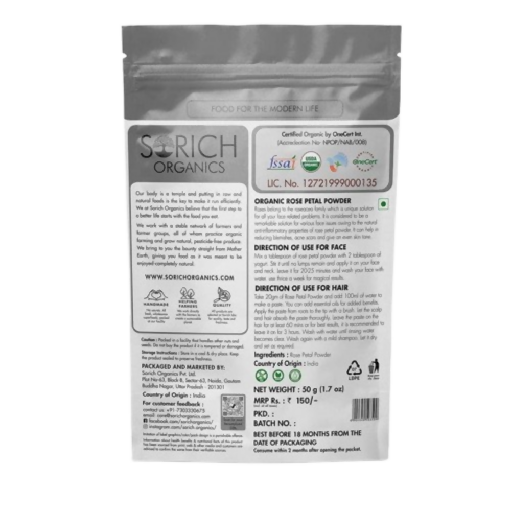 Sorich Organics Rose Petal Powder