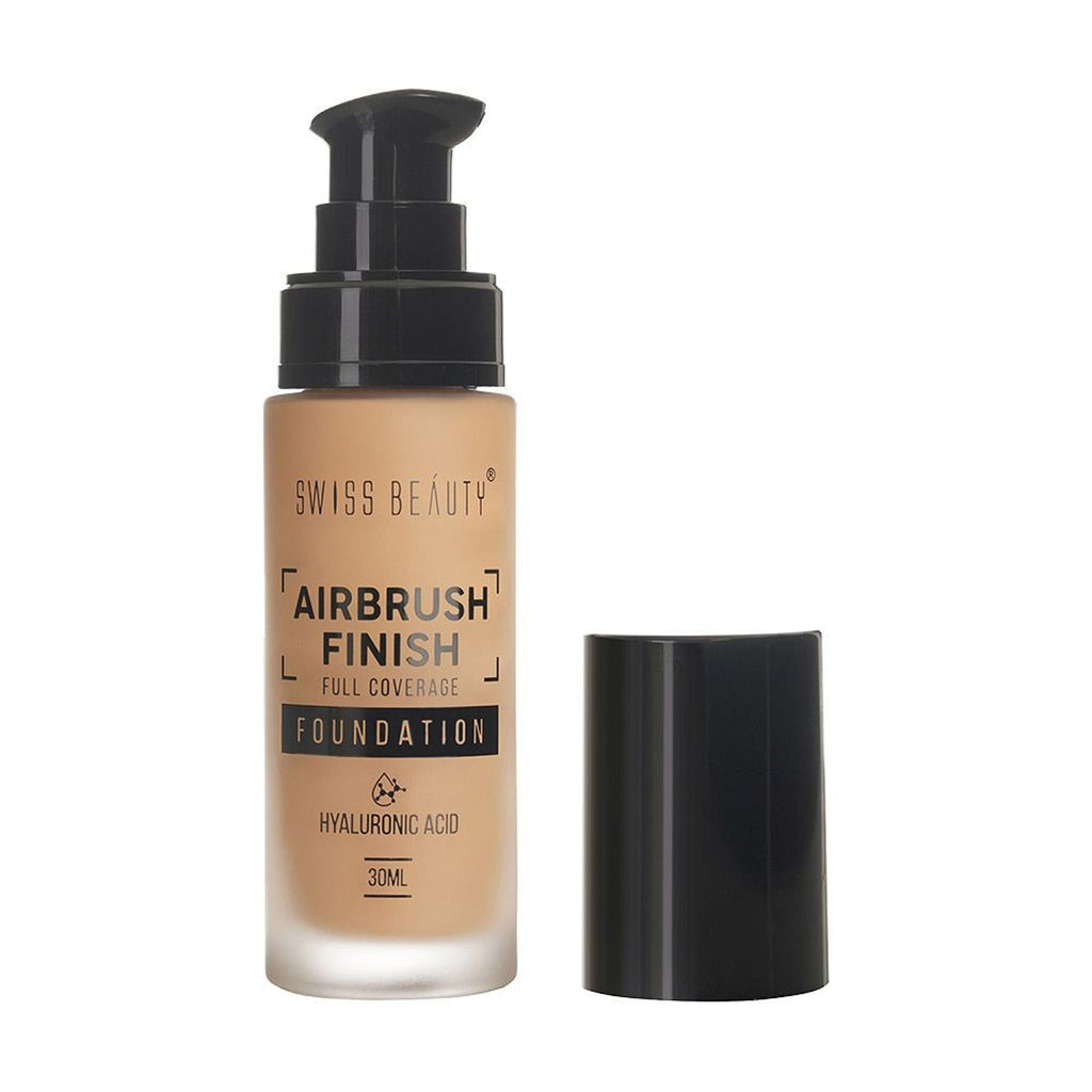 Swiss Beauty Airbrush Finish Full Coverage Foundation - 3 Nude Beige