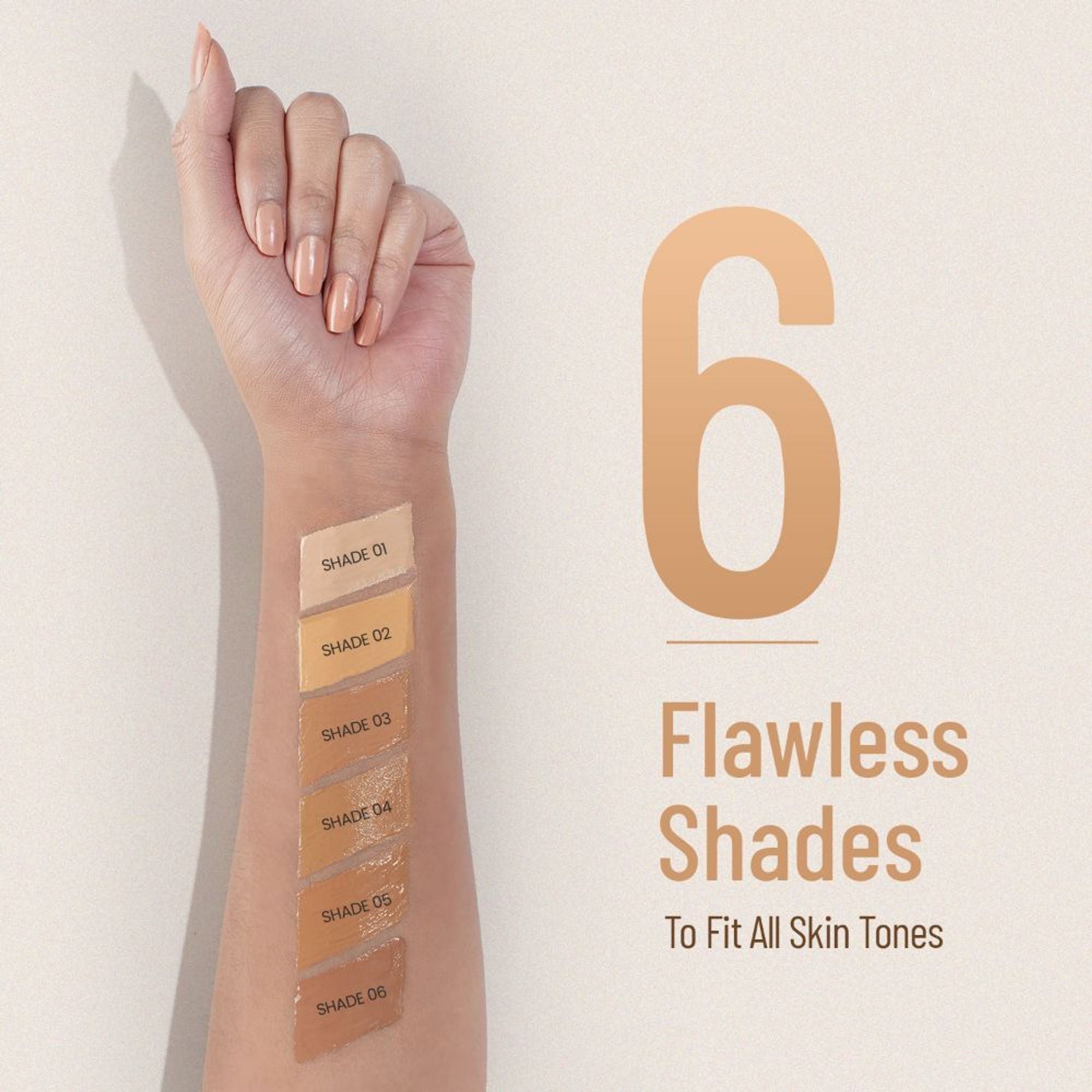 Swiss Beauty Airbrush Finish Full Coverage Foundation - 3 Nude Beige