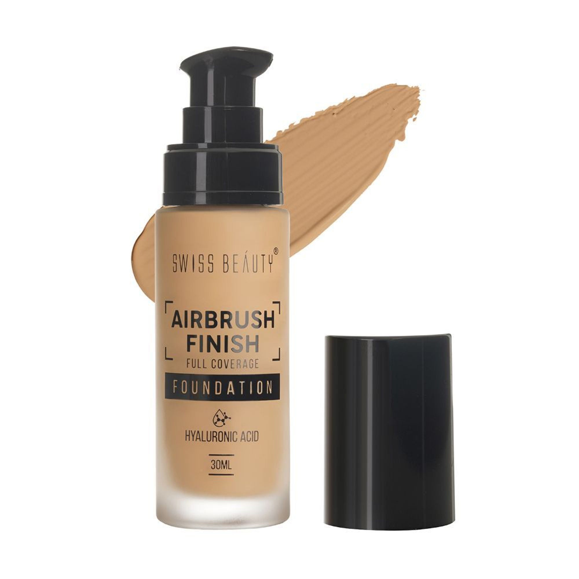 Swiss Beauty Airbrush Finish Full Coverage Foundation - 5 Caramel Beige