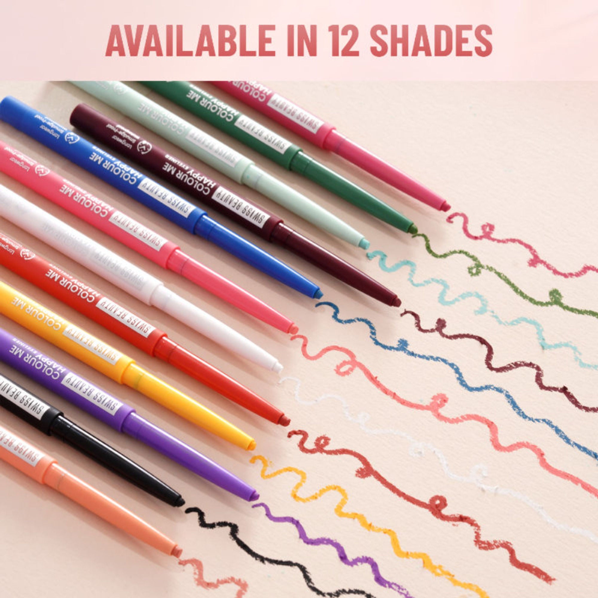Swiss Beauty Colour Me Happy Eyeliner - Orange Daisy
