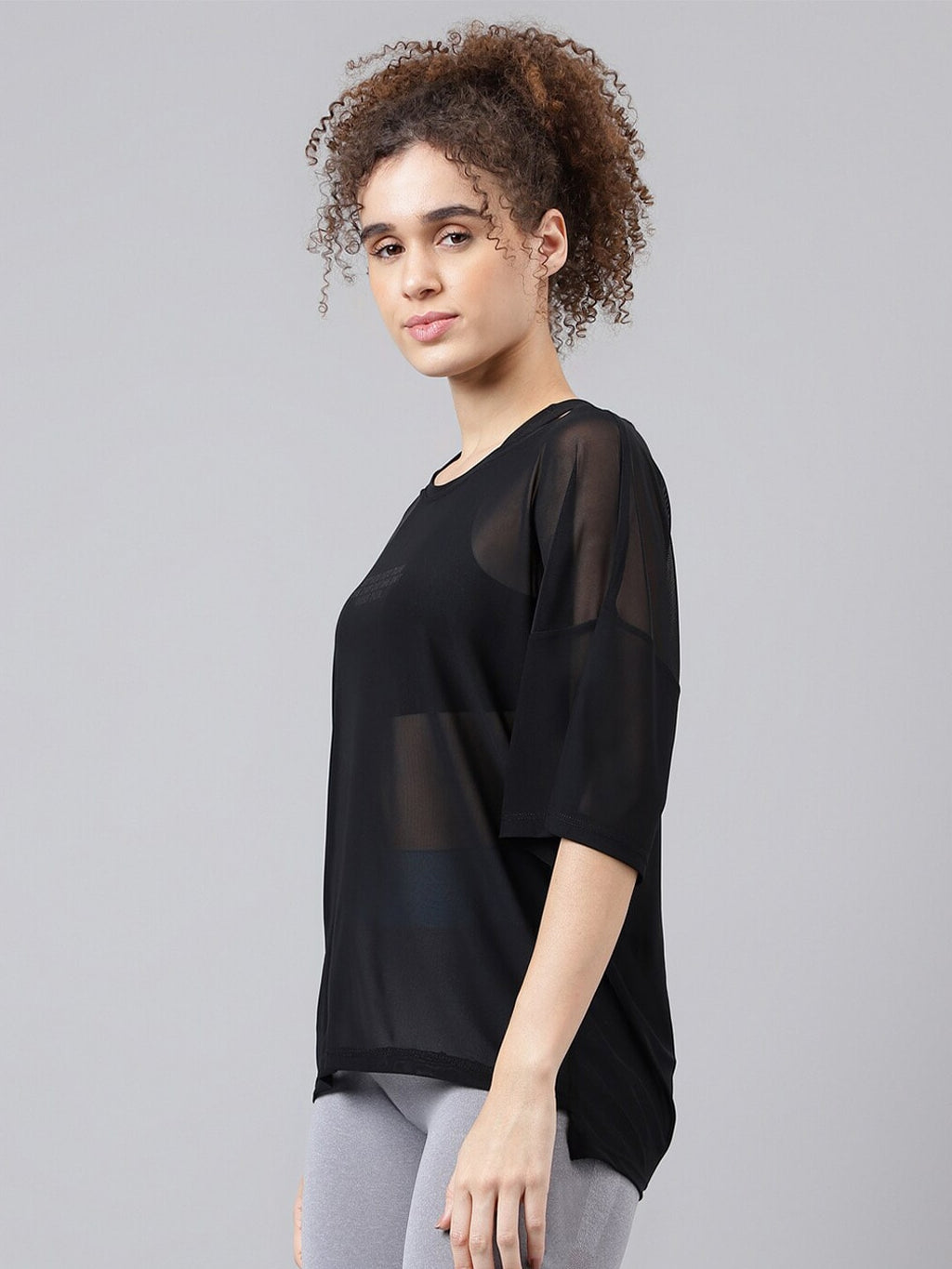 MKH Typography Printed Dri-FIT Relaxed Fit Sports T-shirt