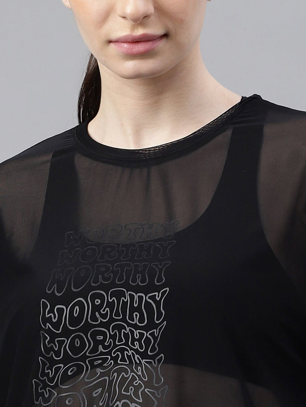 MKH Typography Printed Dri FIT Relaxed Fit Sports T-shirt