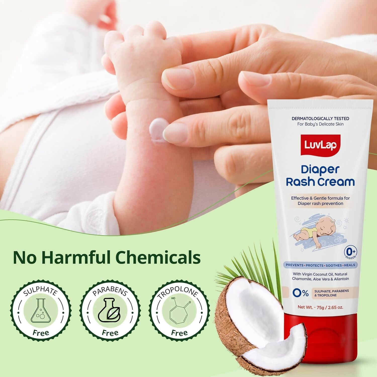 LuvLap Baby Diaper Rash Cream