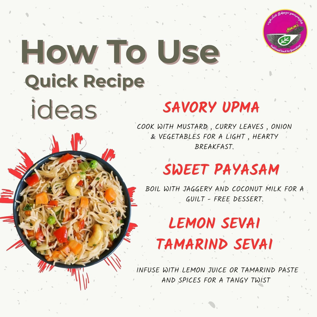 Ammi Samayal Tomato Vermicelli (Semia/Sevai)